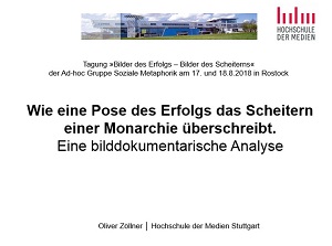 Oliver Zöllners Vortrag analysierte das hübsche Pressebild mit Erwin Panofsky und Max Imdahl ikonografisch, ikonologisch und ikonisch, Ralf Bohnsack steuerte die dokumentarische Methode bei. (Screenshot: Oliver Zöllner) Oliver Zöllners Vortrag analysierte das hübsche Pressebild mit Erwin Panofsky und Max Imdahl ikonografisch, ikonologisch und ikonisch, Ralf Bohnsack steuerte die dokumentarische Methode bei. (Screenshot: Oliver Zöllner)